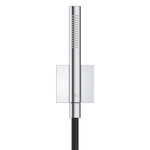 Grohe Rainshower Aqua Stick Ankastre Bağlantılı Manyetik El Duşu Seti, 2 Akışlı, Siyah-Krom (Siyah Duş Hortumu) - Ürün Görseli
