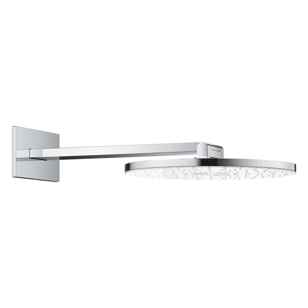 Grohe Rainshower Aqua Yuvarlak Tepe Duşu Seti, 36 cm, 2 Akışlı, Krom-Ay Beyazı - Ürün Görseli