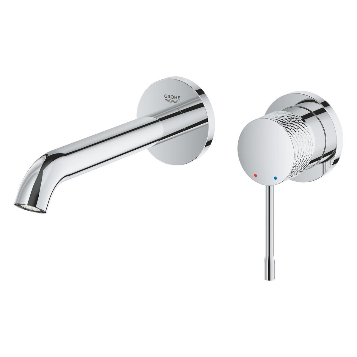 Grohe Essence New Duvardan Ankastre Lavabo Bataryası (Sıva Üstü Grubu), İşlenmiş Krom - Ürün Görseli