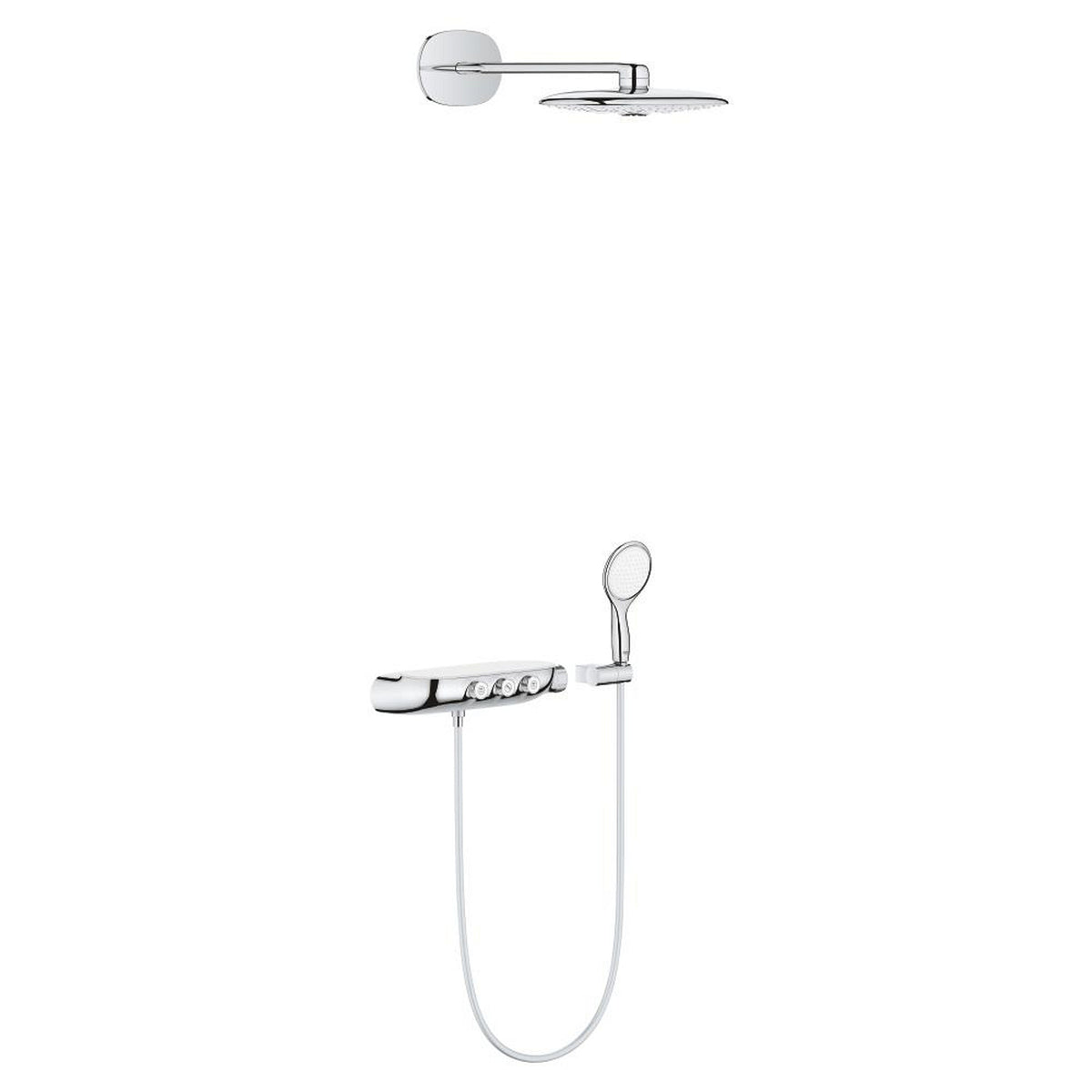Grohe Rainshower System Smartcontrol Duo 360 Termostatik Yarı Ankastre Banyo Bataryası Seti - Ürün Görseli