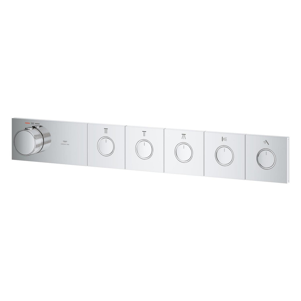 Grohe Grohtherm Aqua Tiles SmartControl Termostatik Ankastre Banyo Bataryası, 5 Çıkışlı (Sıva Üstü Grubu) - Ürün Görseli