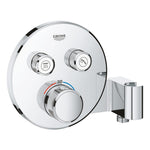 Grohe Grohtherm Çift Valfli Akış Kontrollü, Ankastre Termostatik Banyo Bataryası (Sıva Üstü Grubu), El Duşu Askılı - Ürün Görseli