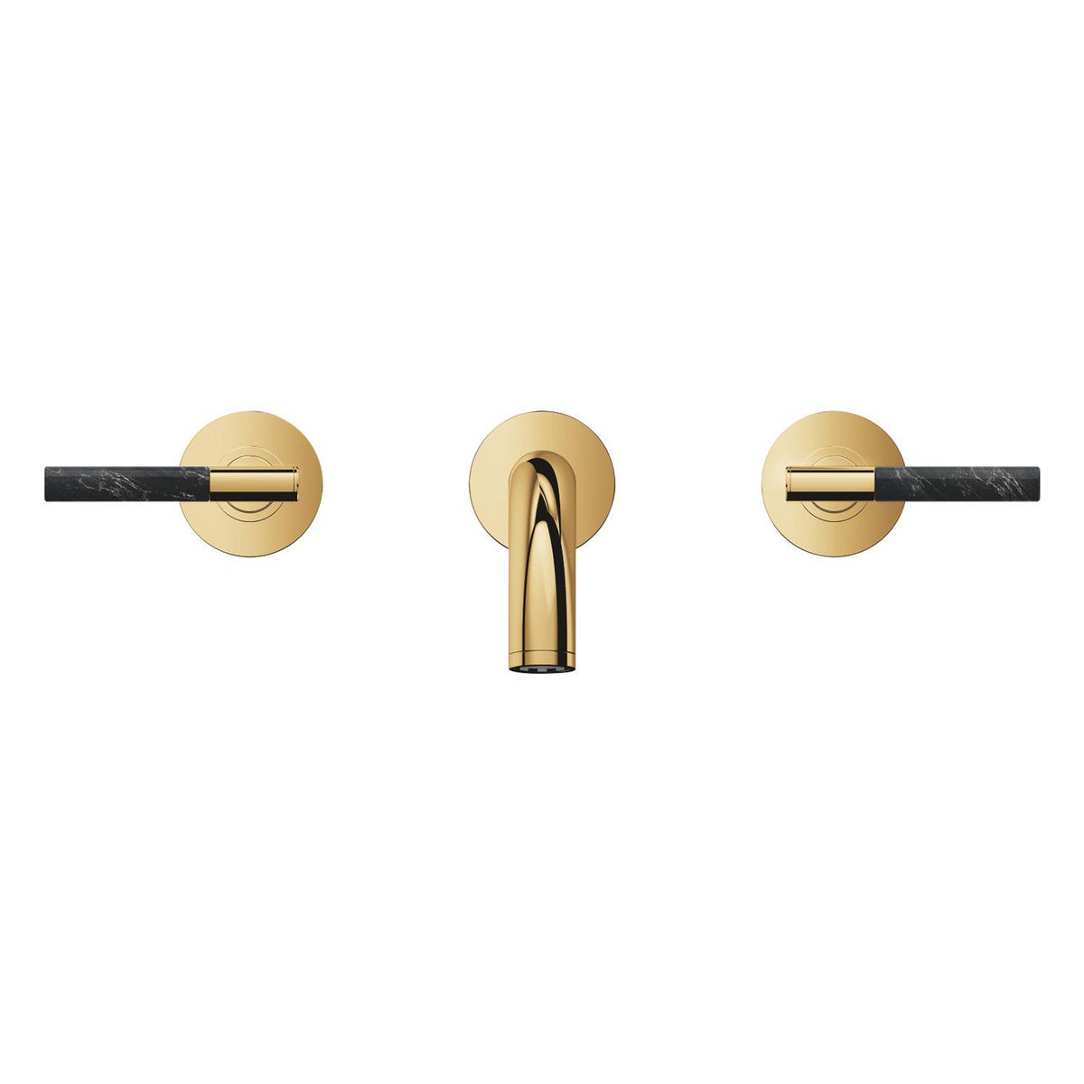 Grohe Atrio Private Collection 3 Delikli Ankastre Lavabo Bataryası (Sıva Üstü Grubu) Altın - Ürün Görseli
