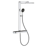 Grohe Rainshower Aqua Pure SmartControl Duş Sistemi, Duvara Monte, Termostatik Bataryalı Duş Kolonu, Siyah-Krom - Ürün Görseli