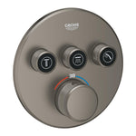 Grohe Grohtherm SmartControl Ankastre Termostatik Banyo/Duş Bataryası (Sıva Üstü Grubu), 3 Yollu, Saten Grafit - Ürün Görseli