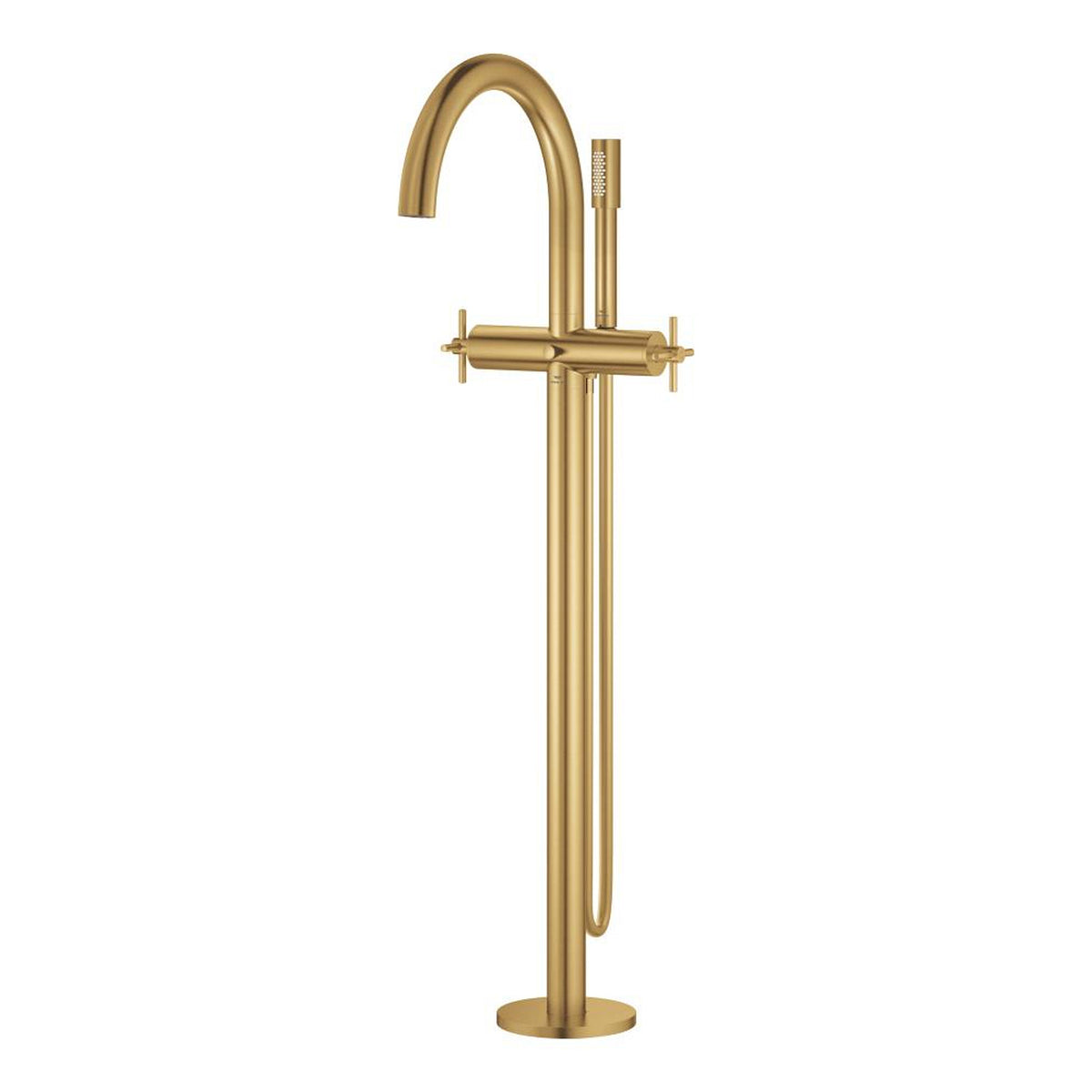 Grohe Atrio Yerden Küvet Bataryası (Sıva Üstü Grubu), Fırçalı Altın - Ürün Görseli