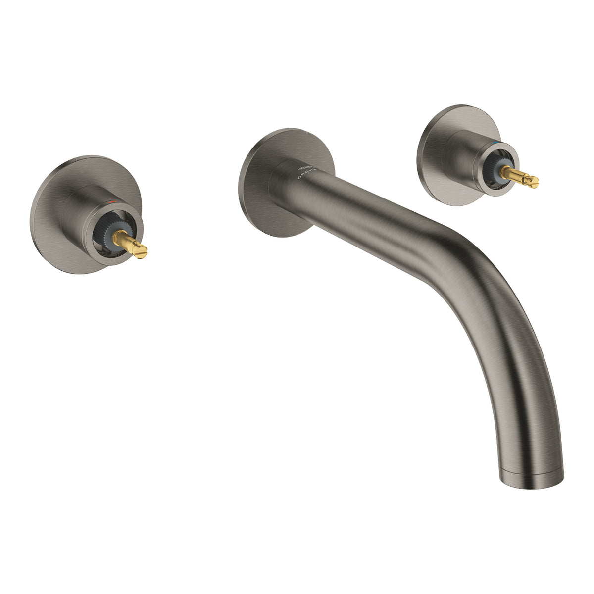 Grohe Atrio Private Collection 3 Delikli Ankastre Lavabo Bataryası (Sıva Üstü Grubu) Fırçalı Sert Grafit - Ürün Görseli
