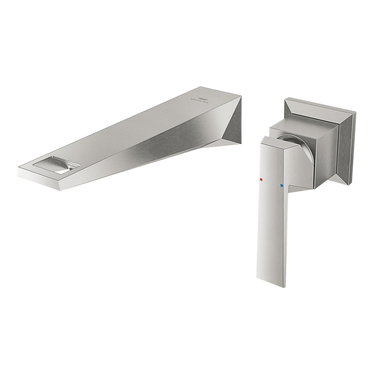 Grohe Allure Brilliant Duvardan Ankastre (L-Boy) Lavabo Bataryası (Sıva Üstü Grubu), Paslanmaz Çelik - Ürün Görseli