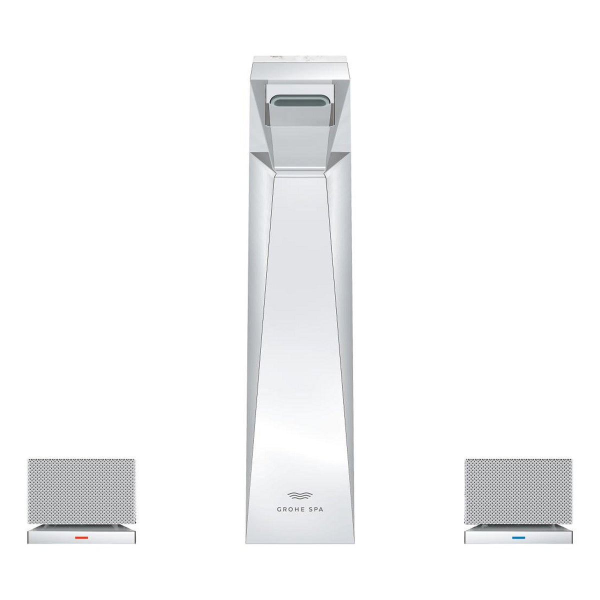 Grohe Allure Brilliant Private Collection L-Boy, 3 Delikli Lavabodan Ankastre Lavabo Bataryası, Sifon Kumandalı - Ürün Görseli