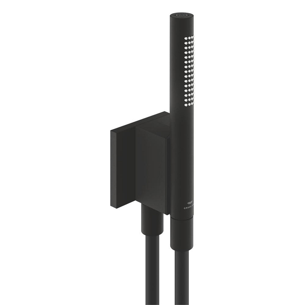 Grohe Rainshower Aqua Stick Ankastre Bağlantılı Manyetik El Duşu Seti, 2 Akışlı, Hayalet Siyah (Siyah Duş Hortumu) - Ürün Görseli