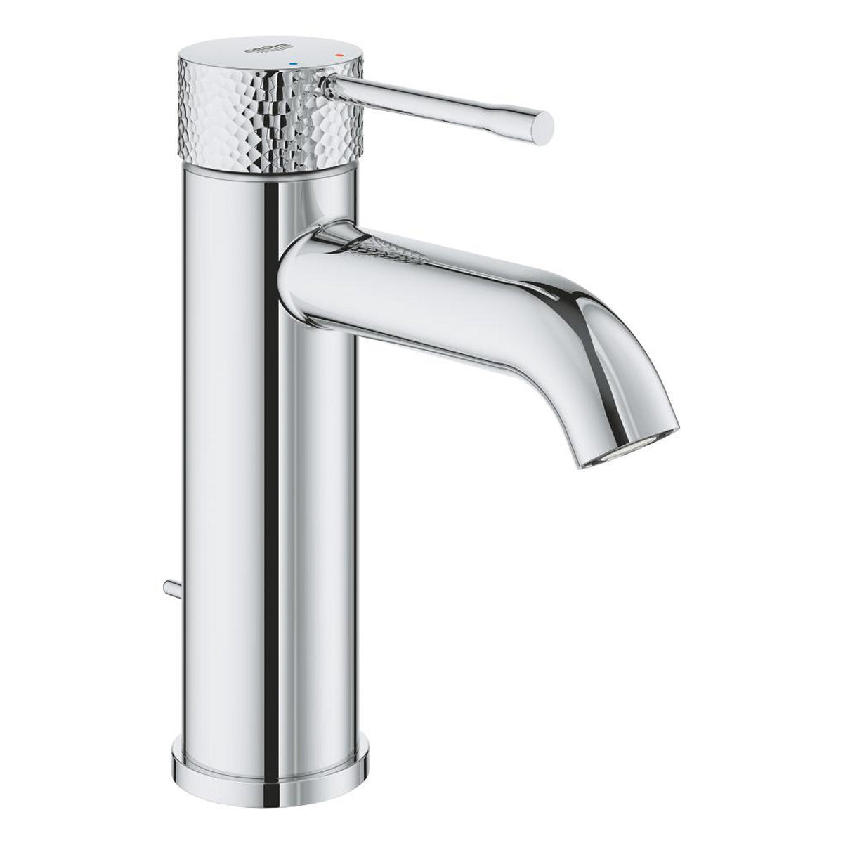 Grohe Essence New Lavabo Bataryası, Sifon Kumandalı, İşlenmiş Krom - Ürün Görseli