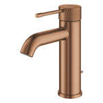 Grohe Essence New Lavabo Bataryası, Sifon Kumandalı, İşlenmiş Fırçalı Bakır - Ürün Görseli