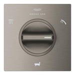 Grohe Allure 3 Yönlü Yönlendirici (Sıva Üstü Grubu), Fırçalı Sert Grafit - Ürün Görseli