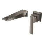 Grohe Allure Brilliant Duvardan Ankastre Lavabo Bataryası (Sıva Üstü Grubu), Fırçalı Sert Grafit - Ürün Görseli