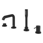 Grohe Essence Dört Delikli Ankastre Küvet Bataryası (Sıva Üstü Grubu), Hayalet Siyah - Ürün Görseli