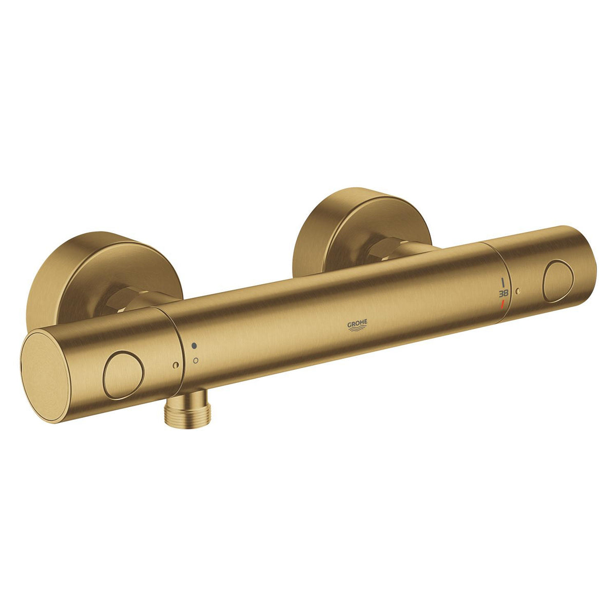 Grohe Grohtherm 1000 Cosmopolitan M Termostatik Duş Bataryası, Fırçalı Altın - Ürün Görseli