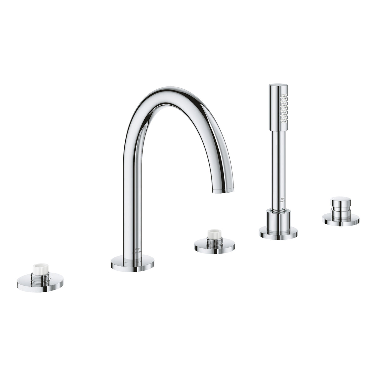 Grohe Atrio Private Collection 5 Delikli Ankastre Küvet Bataryası (Sıva Üstü Grubu) - Ürün Görseli