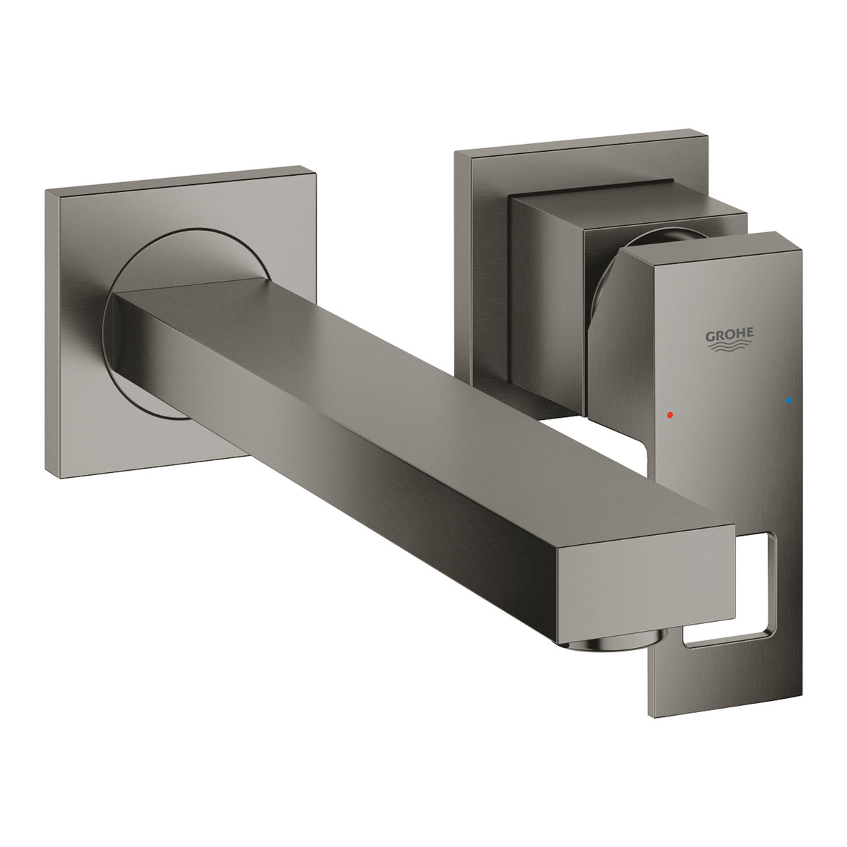 Grohe Eurocube Ankastre Lavabo Bataryası (Sıva Üstü Grubu), Fırçalı Sert Grafit - Ürün Görseli