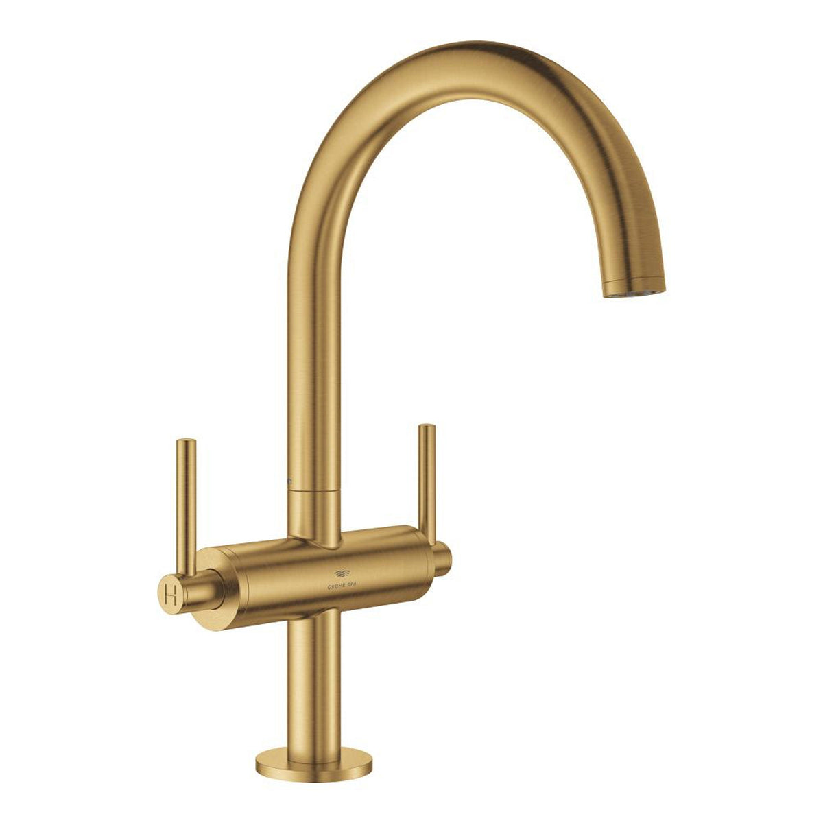 Grohe Atrio Yüksek Lavabo Bataryası (L-Boy), Fırçalı Altın - Ürün Görseli