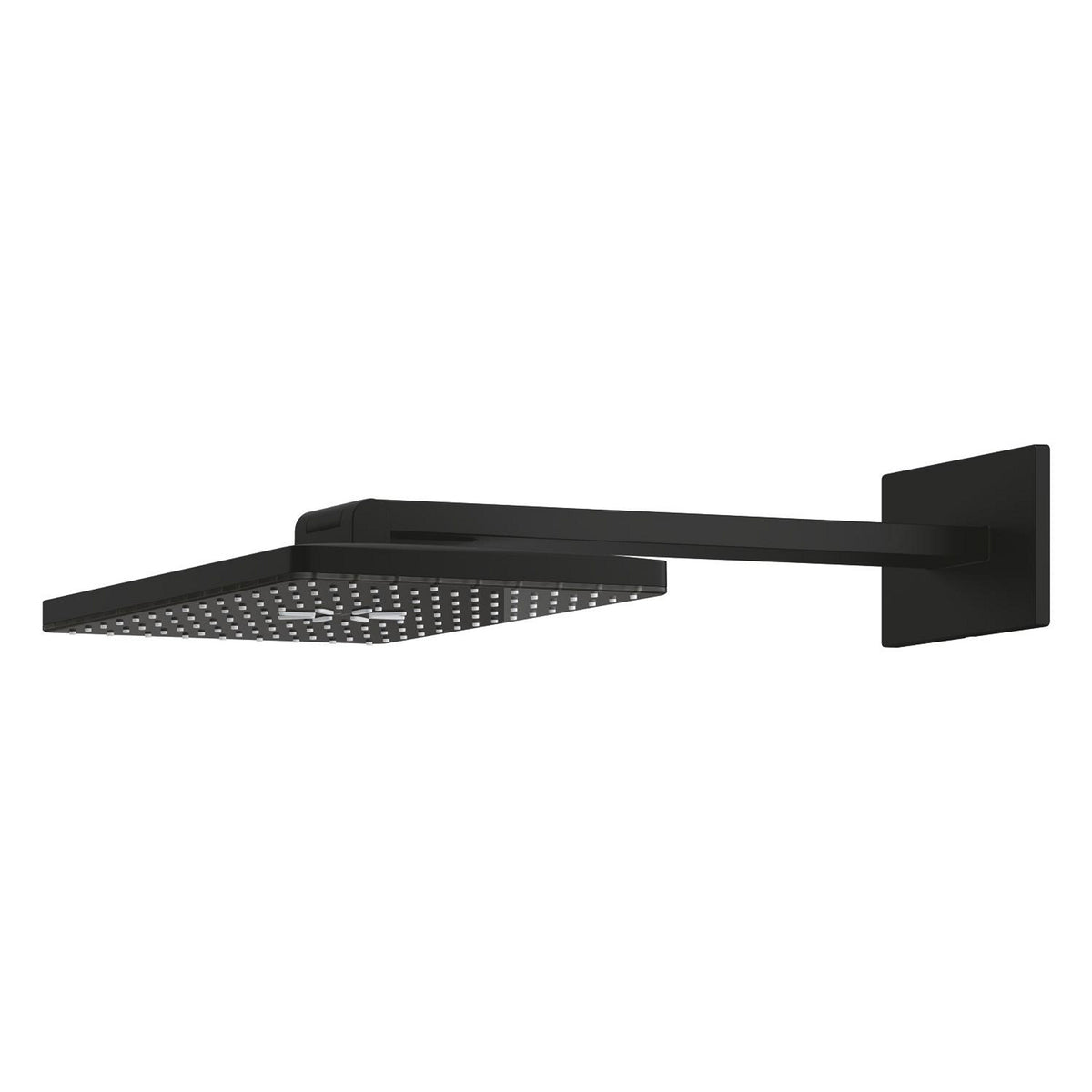 Grohe Rainshower Aqua Dikdörtgen Tepe Duşu Seti, 40x23 cm, 2 Akışlı, Hayalet Siyah - Ürün Görseli