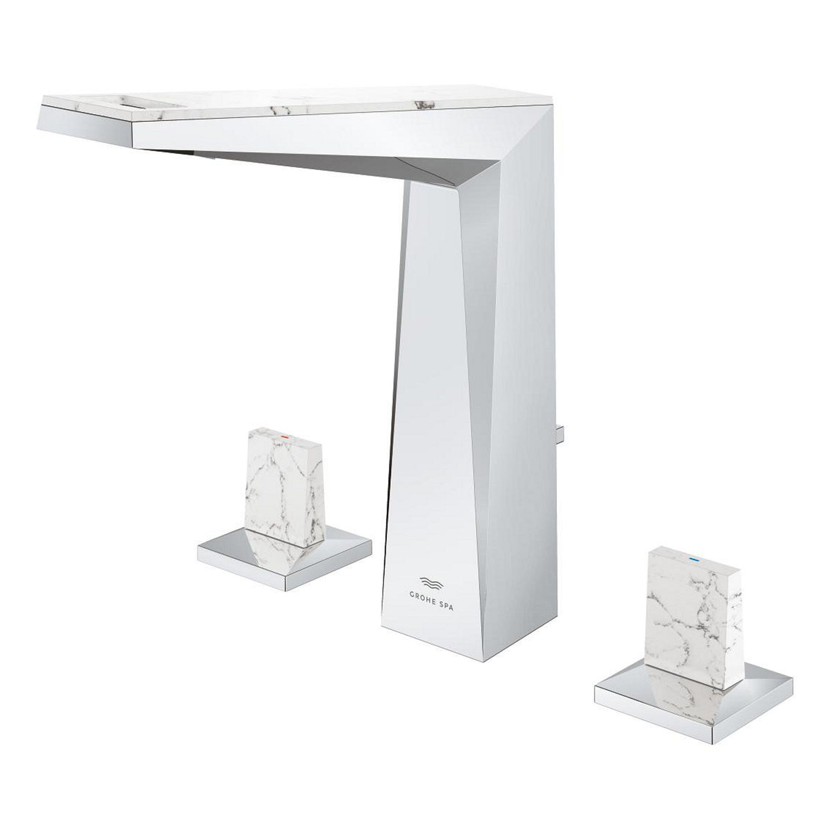 Grohe Allure Brilliant Private Collection L-Boy, 3 Delikli Lavabodan Ankastre Lavabo Bataryası, Sifon Kumandalı - Ürün Görseli