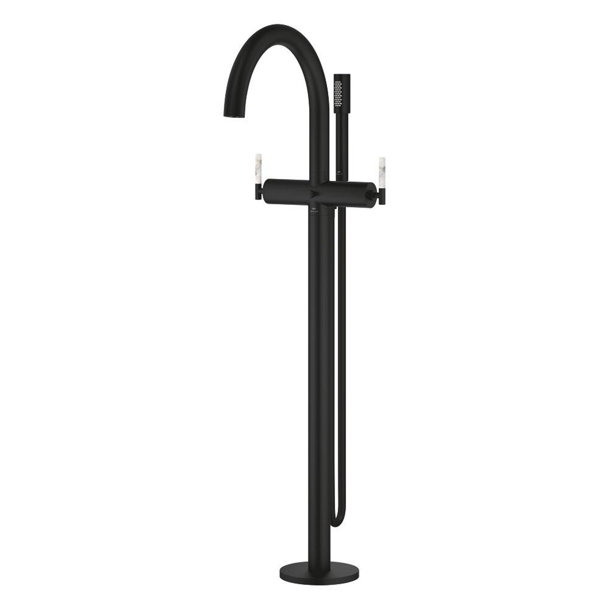 Grohe Atrio Private Collection Tek Yerden Küvet Bataryası (Sıva Üstü Grubu), Hayalet Siyah - Ürün Görseli