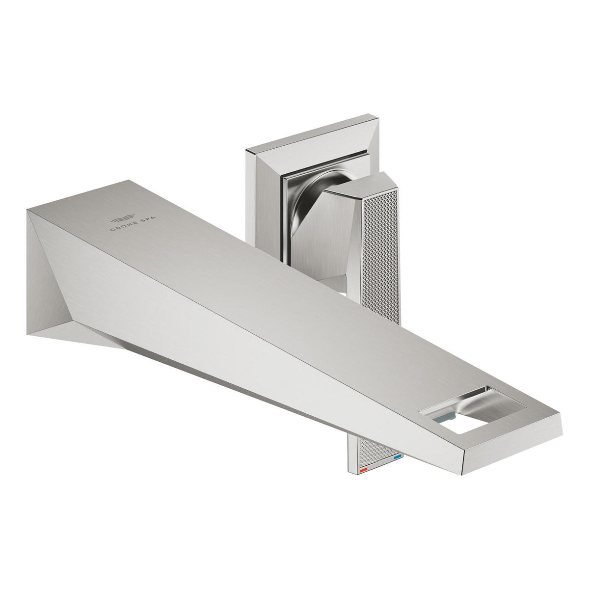 Grohe Allure Brilliant Private Collection 2 Delikli Duvardan Ankastre Lavabo Bataryası M-Boy (Sıva Üstü Grubu), Paslanmaz Çelik - Ürün Görseli