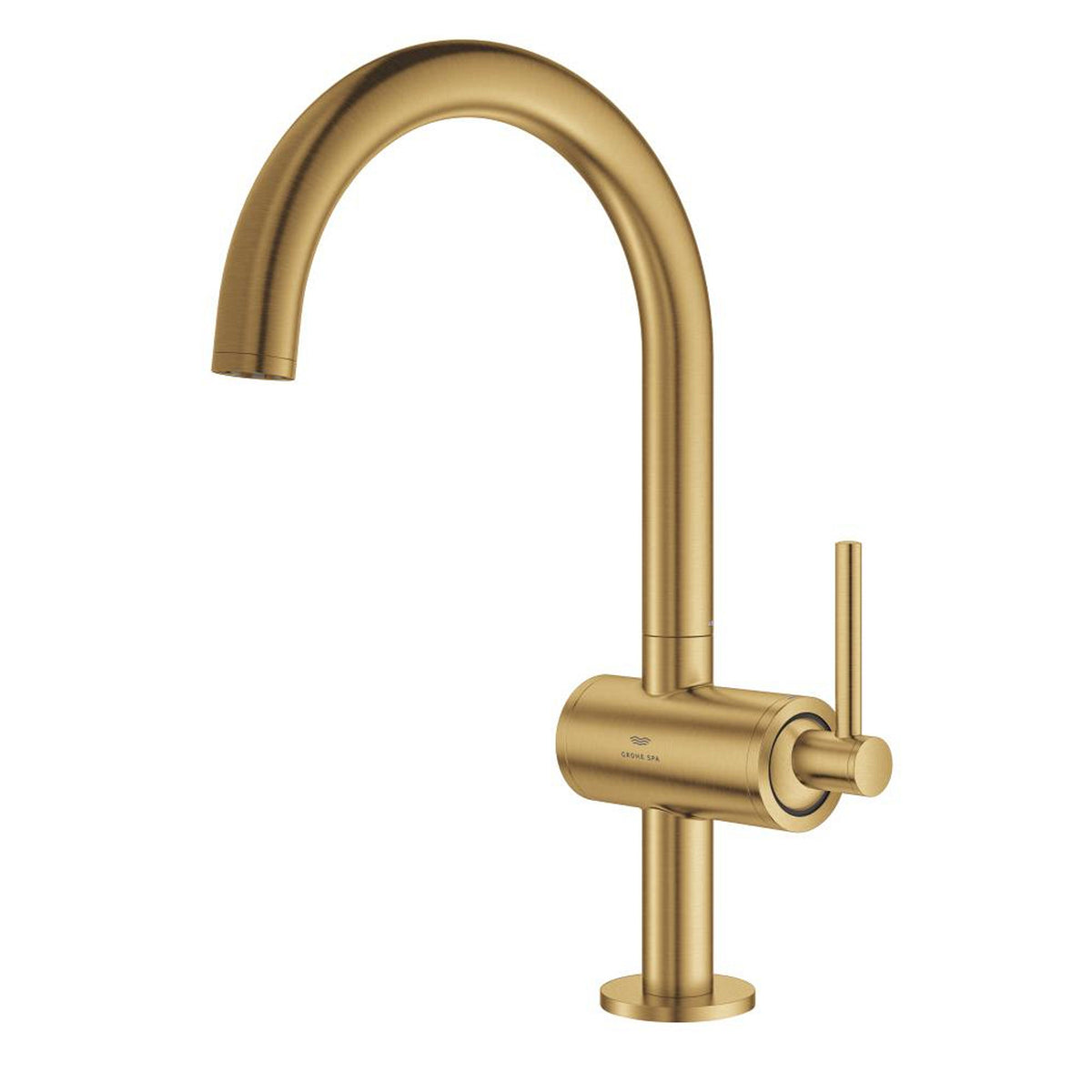 Grohe Atrio Yüksek Lavabo Bataryası (L-Boy), Fırçalı Altın - Ürün Görseli