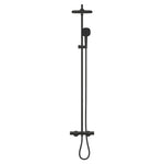 Grohe Tempesta System 250 Cube Duvara Monte Termostatik Banyo Bataryalı Duş Kolonu, Mat Siyah - Ürün Görseli
