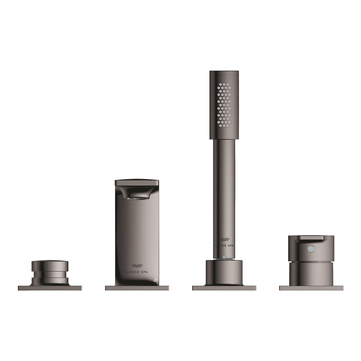 Grohe Allure 4 Delikli Ankastre Küvet Bataryası, Sert Grafit - Ürün Görseli