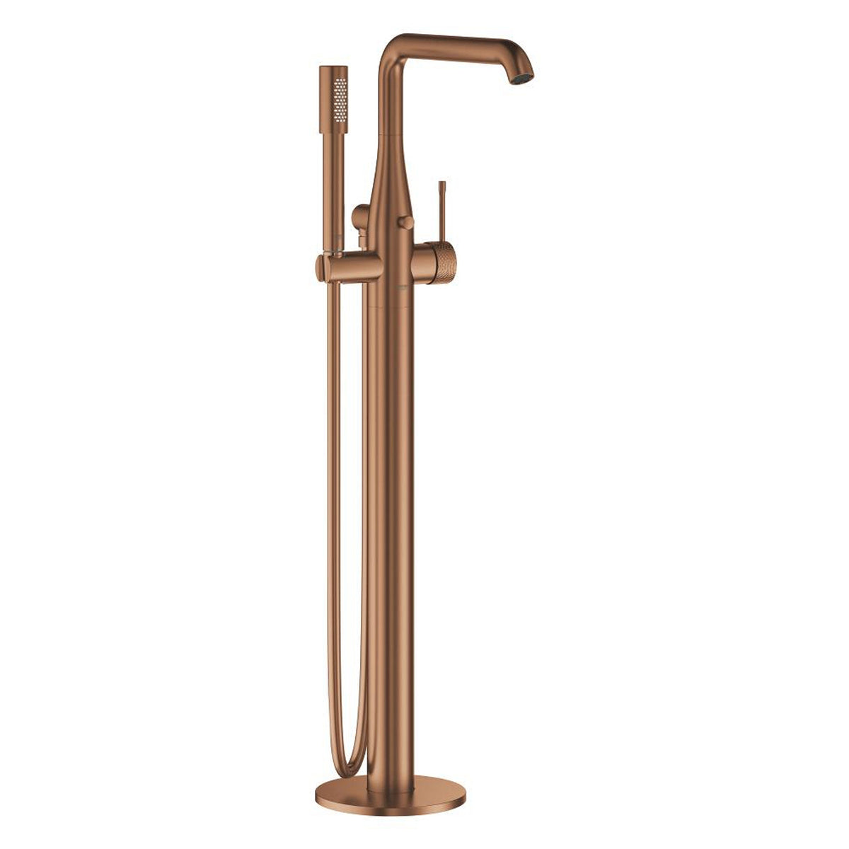 Grohe Essence Yerden Küvet Bataryası (Sıva Üstü Grubu), İşlenmiş Fırçalı Bakır - Ürün Görseli