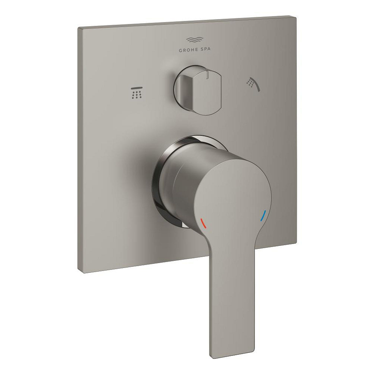 Grohe Allure Ankastre Banyo Bataryası (3 Yollu, Sıva Üstü Grubu), Saten Çelik - Ürün Görseli