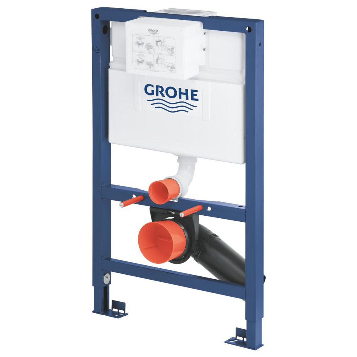 Grohe Rapid SL Gömme Rezervuar, Pnömatik, Duvar Önü Alçıpan Tipi, (Kısa - 82 Cm) - Ürün Görseli