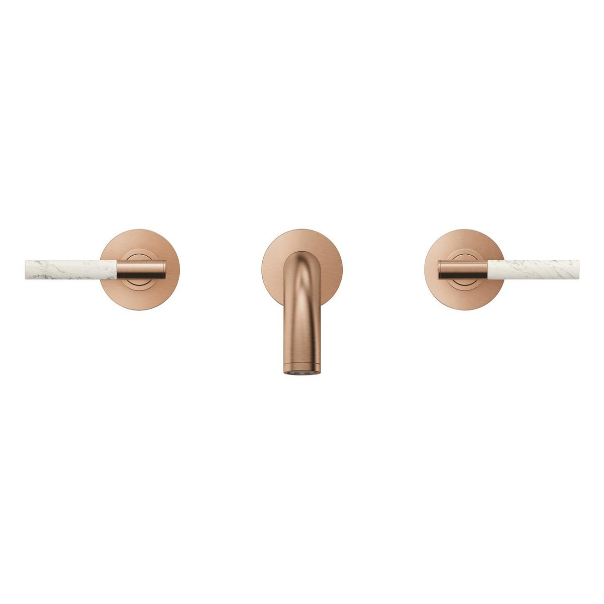 Grohe Atrio Private Collection 3 Delikli Ankastre Lavabo Bataryası (Sıva Üstü Grubu) Fırçalı Bakır - Ürün Görseli
