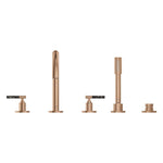 Grohe Atrio Private Collection 5 Delikli Ankastre Küvet Bataryası (Sıva Üstü Grubu), Fırçalı Bakır - Ürün Görseli