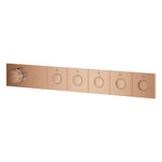 Grohe Grohtherm Aqua Tiles SmartControl Termostatik Ankastre Banyo Bataryası, 5 Çıkışlı, Bakır (Sıva Üstü Grubu) - Ürün Görseli