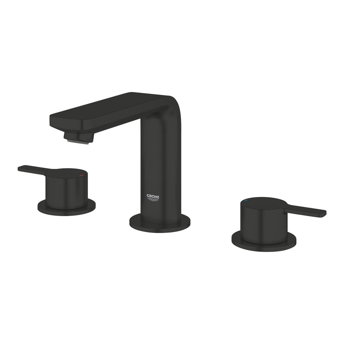 Grohe Lineare 3 Delikli Ankastre Lavabo Bataryası, Sifon Kumandalı, Mat Siyah - Ürün Görseli