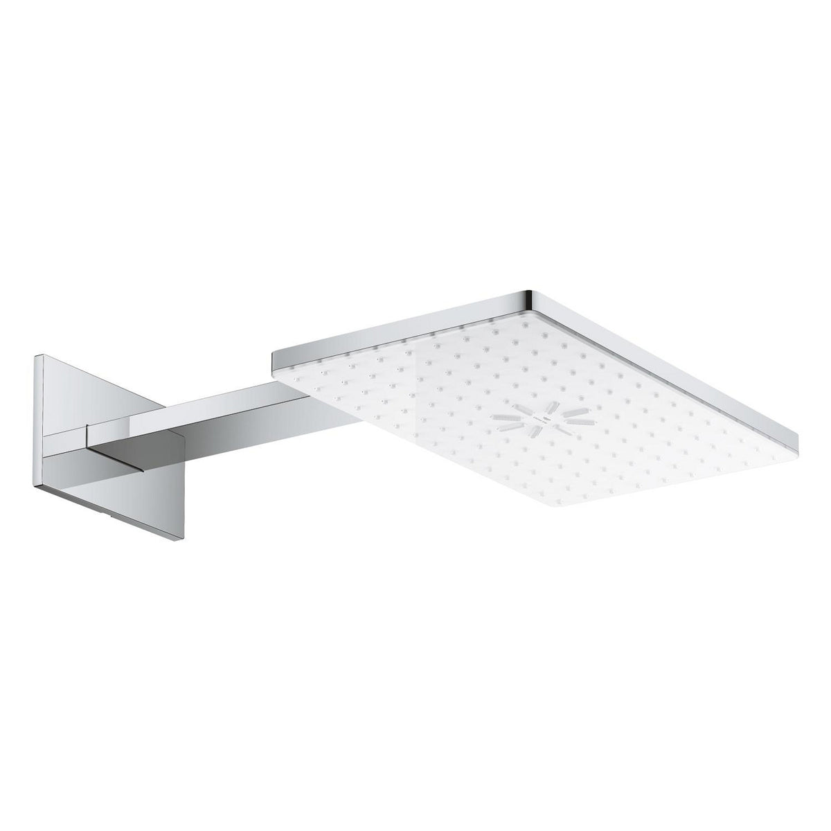 Grohe Rainshower Aqua Dikdörtgen Tepe Duşu Seti, 40x23 cm, 2 Akışlı, Krom-Ay Beyazı - Ürün Görseli