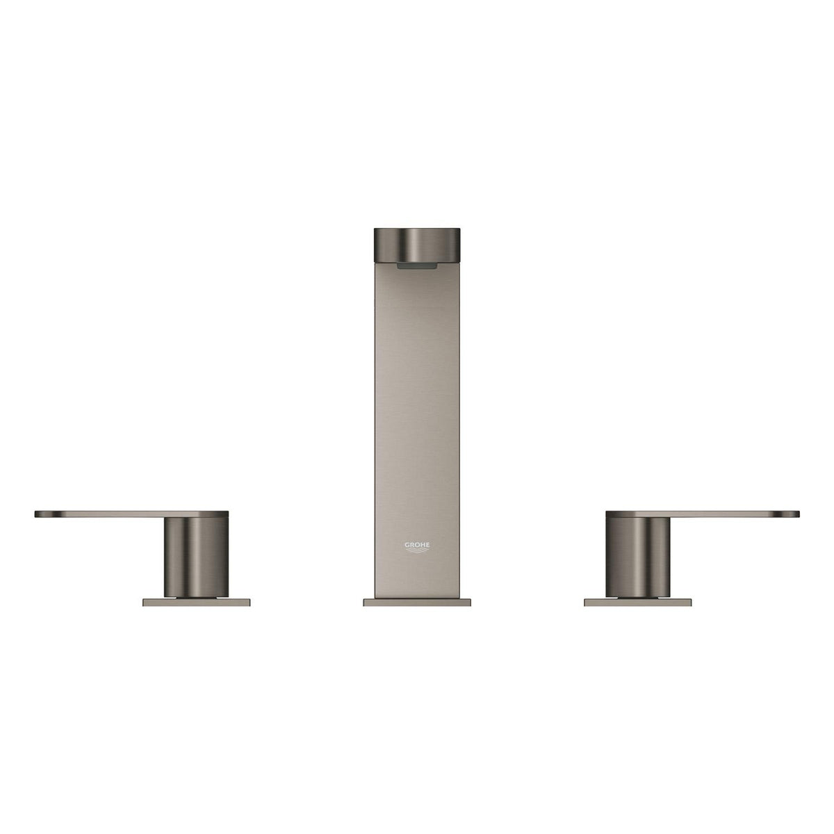 Grohe Plus 3 Delikli Ankastre Lavabo Bataryası, Sifon Kumandalı, Fırçalı Sert Grafit - Ürün Görseli