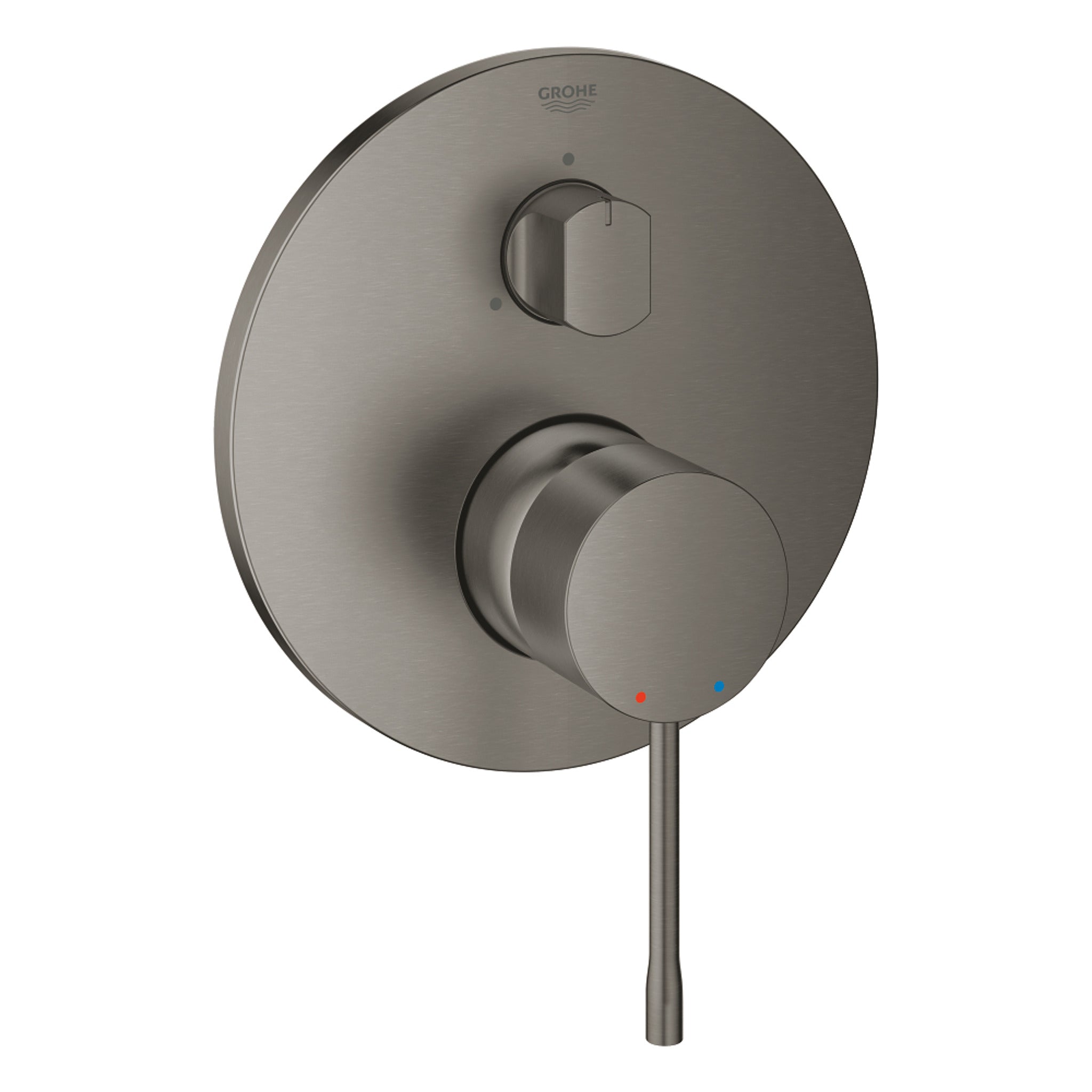 Grohe Essence Ankastre Banyo/Duş Bataryası (Sıva Üstü Grubu), 3 Yollu, Fırçalı Sert Grafit - Ürün Görseli