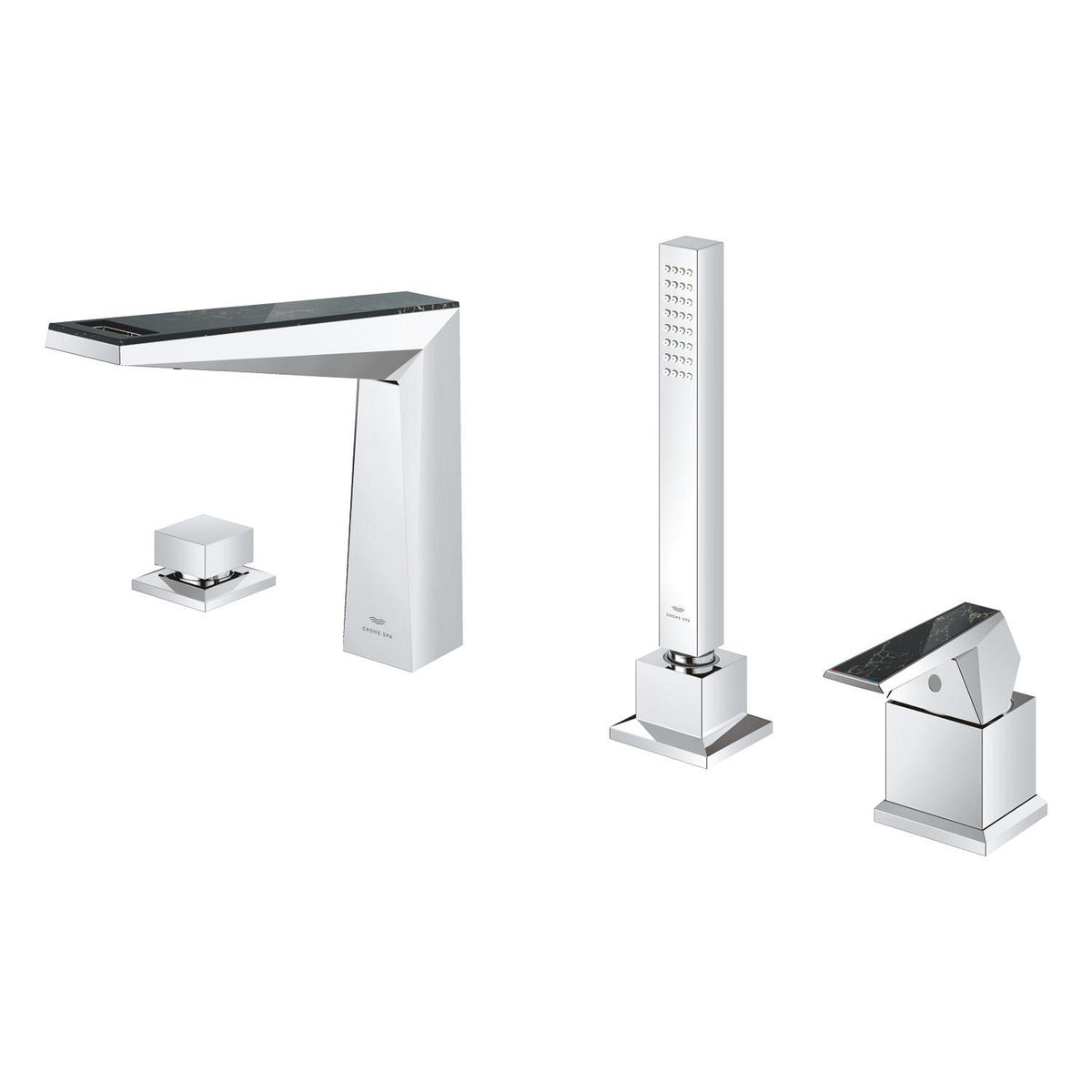 Grohe Allure Brilliant Private Collection 4 Delikli Küvet Bataryası (Sıva Üstü Grubu) - Ürün Görseli