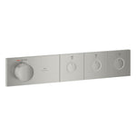 Grohe Grohtherm Aqua Tiles SmartControl Termostatik Ankastre Banyo Bataryası, 3 Çıkışlı, Paslanmaz Çelik (Sıva Üstü Grubu) - Ürün Görseli
