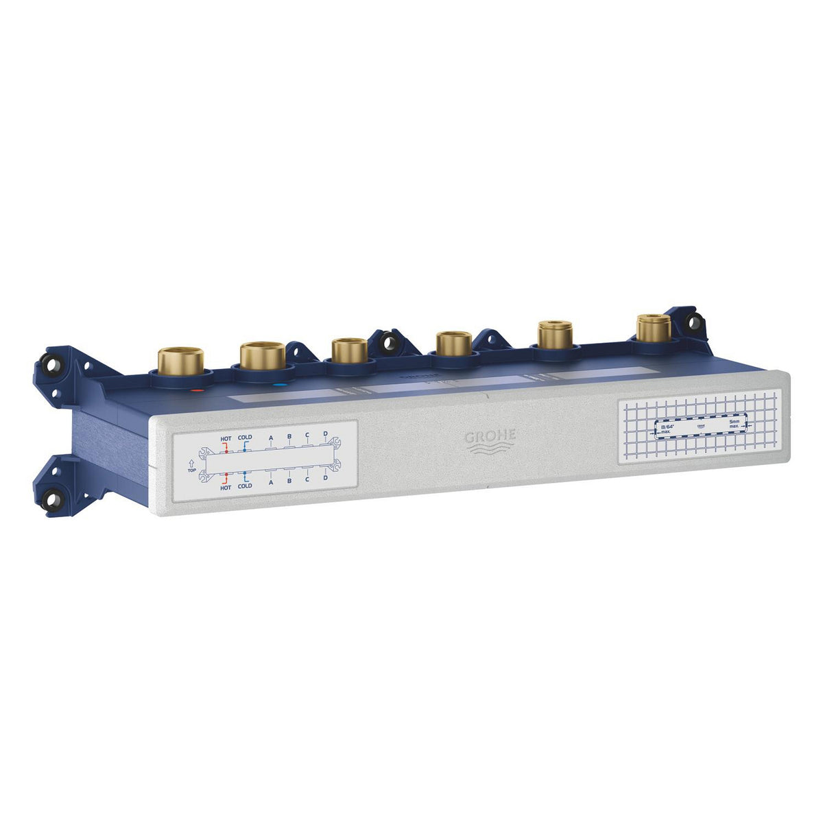 Grohe Grohtherm Aqua Tiles SmartControl Termostatik Ankastre Banyo Bataryası, 4 Çıkışlı (Sıva Altı Grubu) - Ürün Görseli