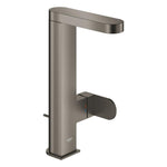 Grohe Plus Yüksek Lavabo Bataryası, Sifon Kumandalı, Fırçalı Sert Grafit - Ürün Görseli