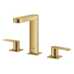 Grohe Plus 3 Delikli Ankastre Lavabo Bataryası, Sifon Kumandalı, Fırçalı Altın - Ürün Görseli