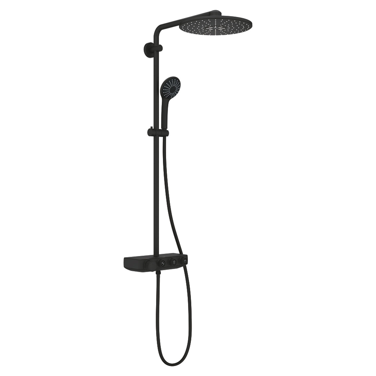 Grohe Euphoria SmartControl 310 Duo Duş Sistemi, Duvara Monte, Termostatik Bataryalı Duş Kolonu, Hayalet Siyah - Ürün Görseli