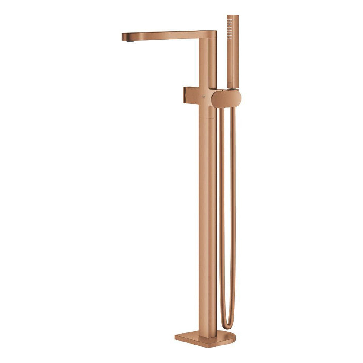 Grohe Plus Yerden Küvet Bataryası (Sıva Üstü Grubu), Fırçalı Bakır - Ürün Görseli