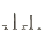 Grohe Atrio Private Collection 5 Delikli Ankastre Küvet Bataryası (Sıva Üstü Grubu), Fırçalı Sert Grafit - Ürün Görseli