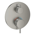Grohe Atrio Termostatik Banyo/Duş Bataryası (Sıva Üstü Grubu), 2 Yollu, Saten Çelik - Ürün Görseli