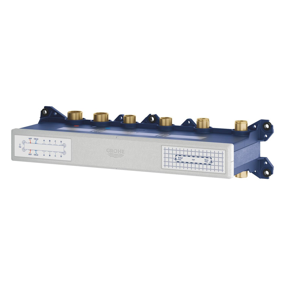 Grohe Grohtherm Aqua Tiles SmartControl Termostatik Ankastre Banyo Bataryası, 4 Çıkışlı (Sıva Altı Grubu) - Ürün Görseli